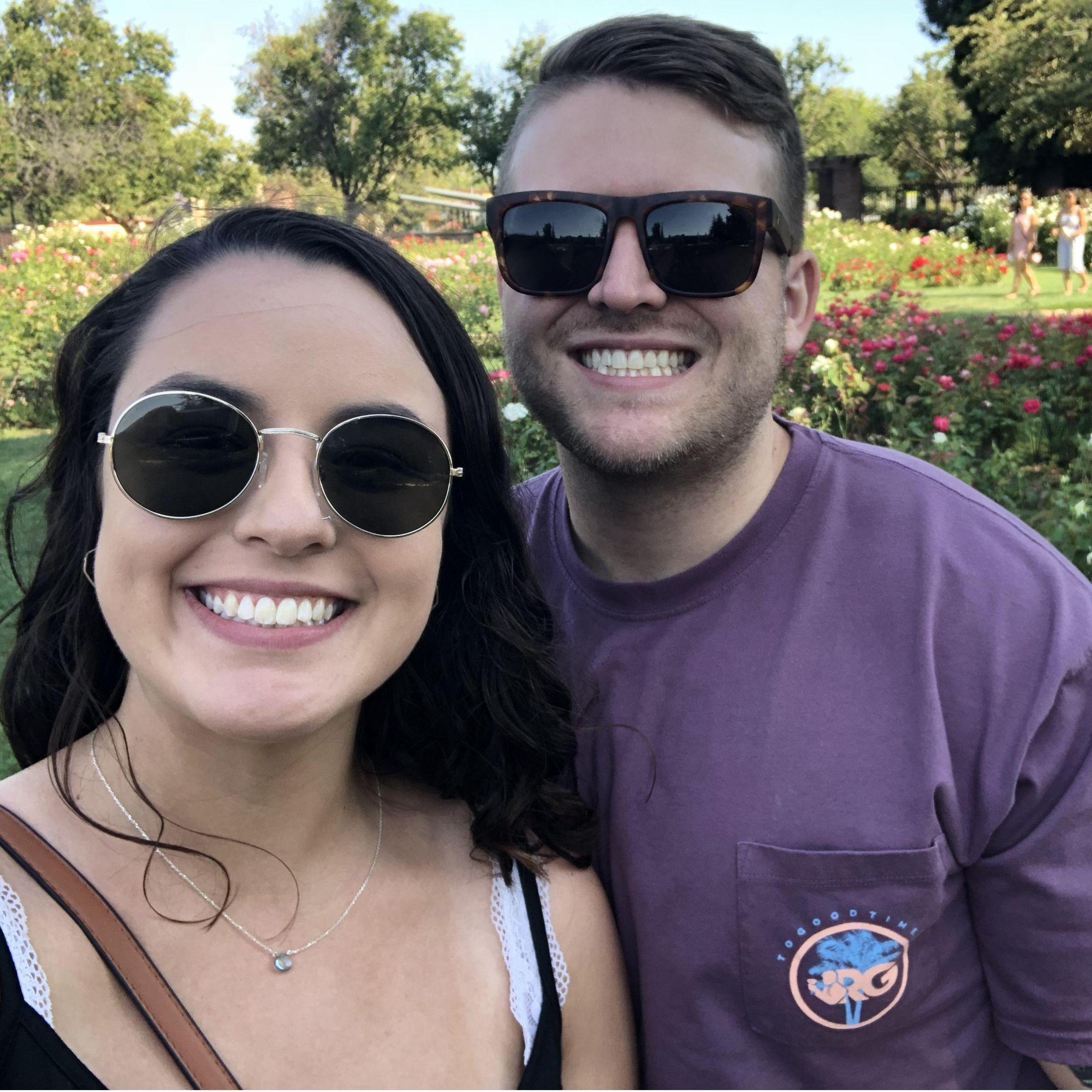 Our first trip together (and first selfie together)! Dillon visited Madi in San Jose during her internship :)