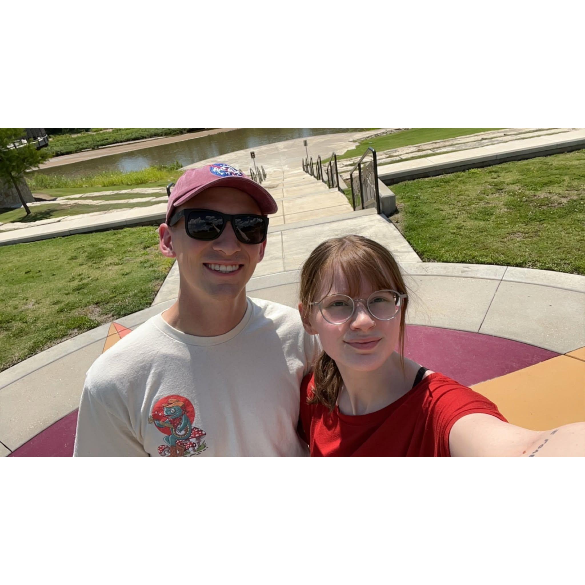 Geocaching in Kansas!