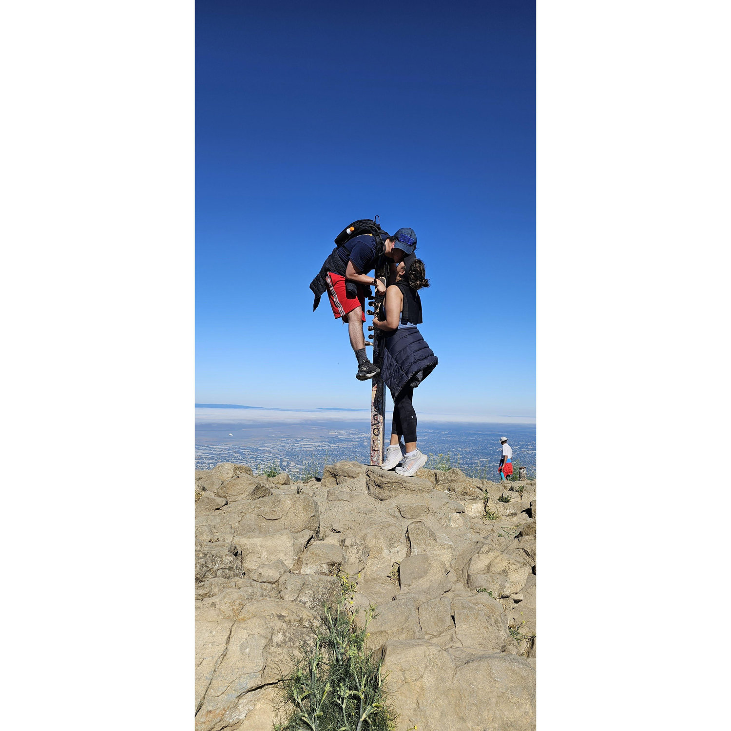 The summer Eric encouraged Kriste to do mission peak every weekend....