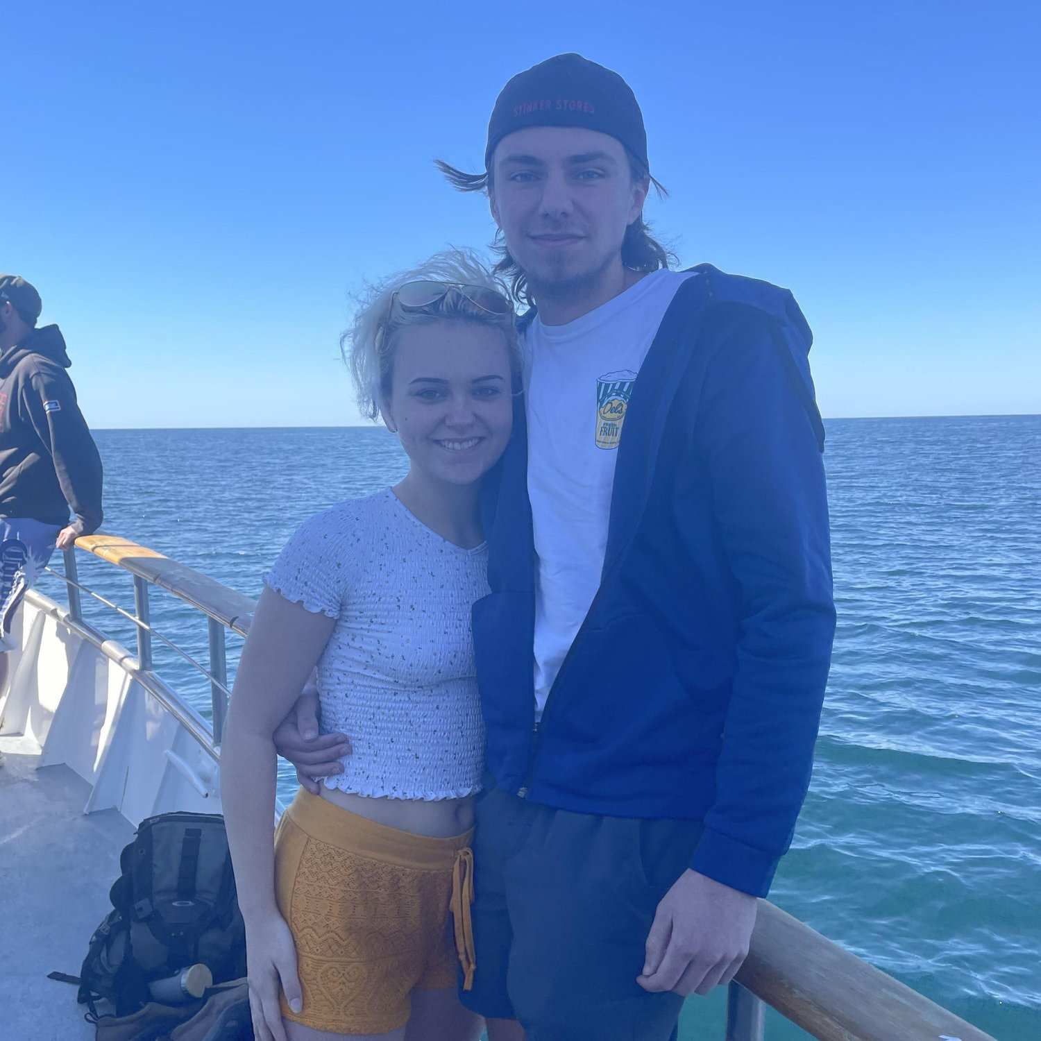 Our first photo together