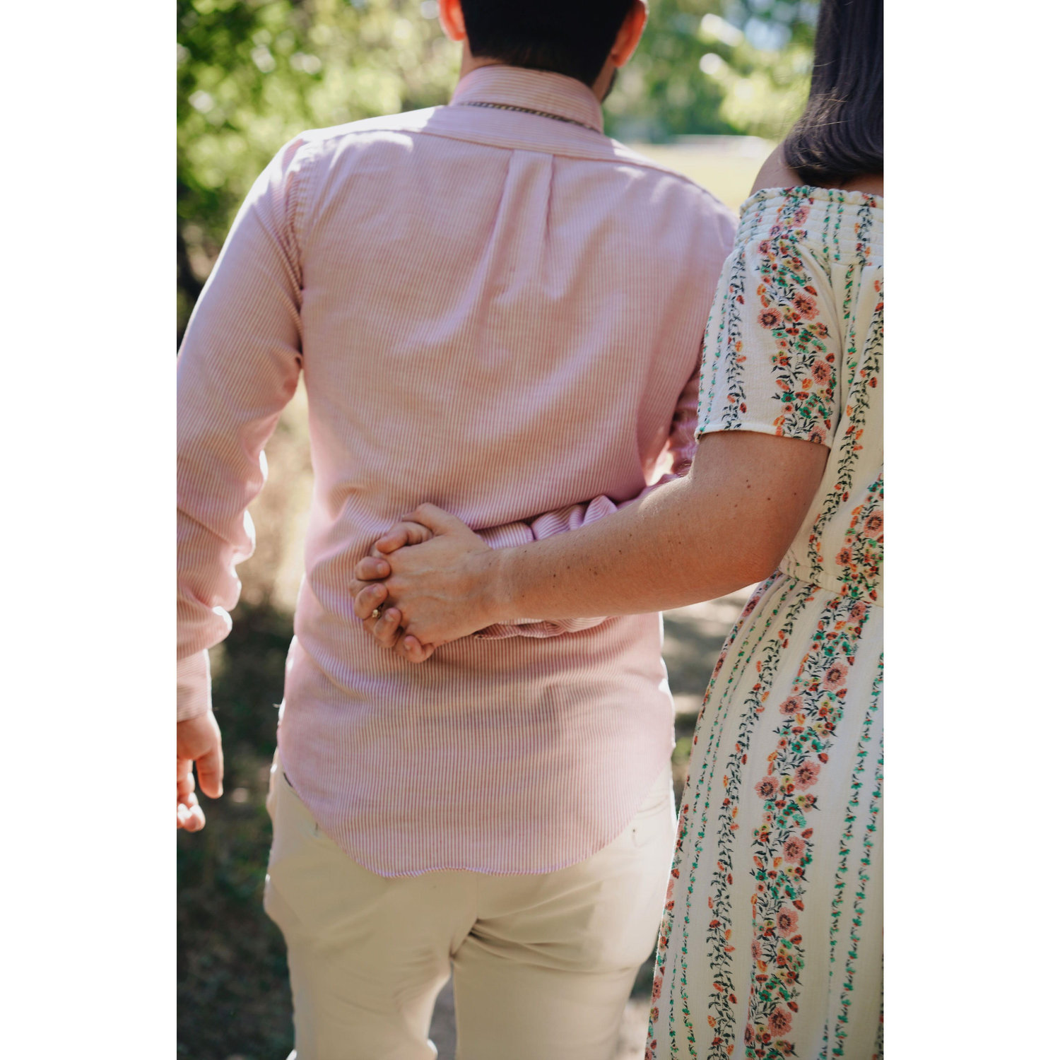 This is just how we walk, no posing needed.