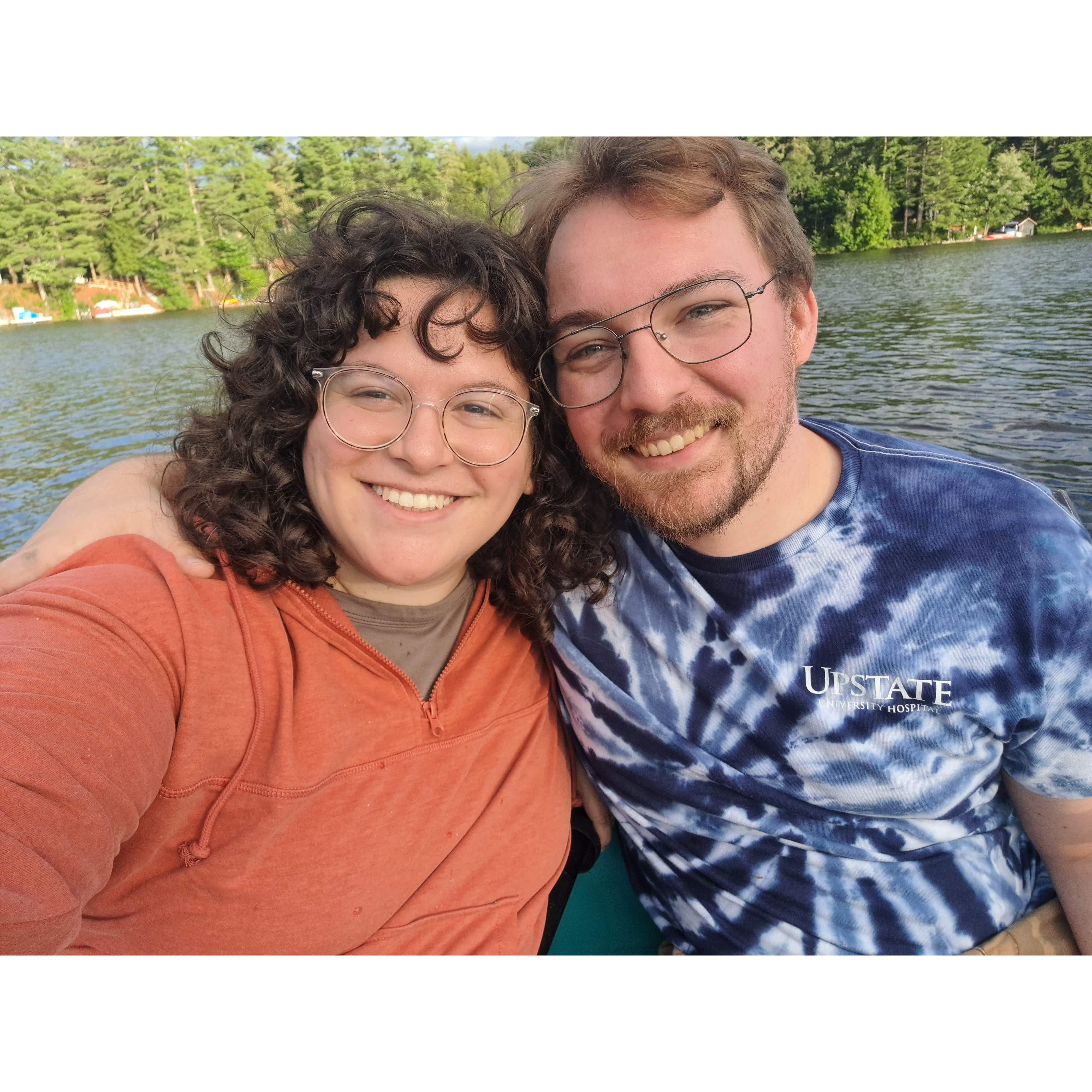 ADK 2023, one year after getting engaged!