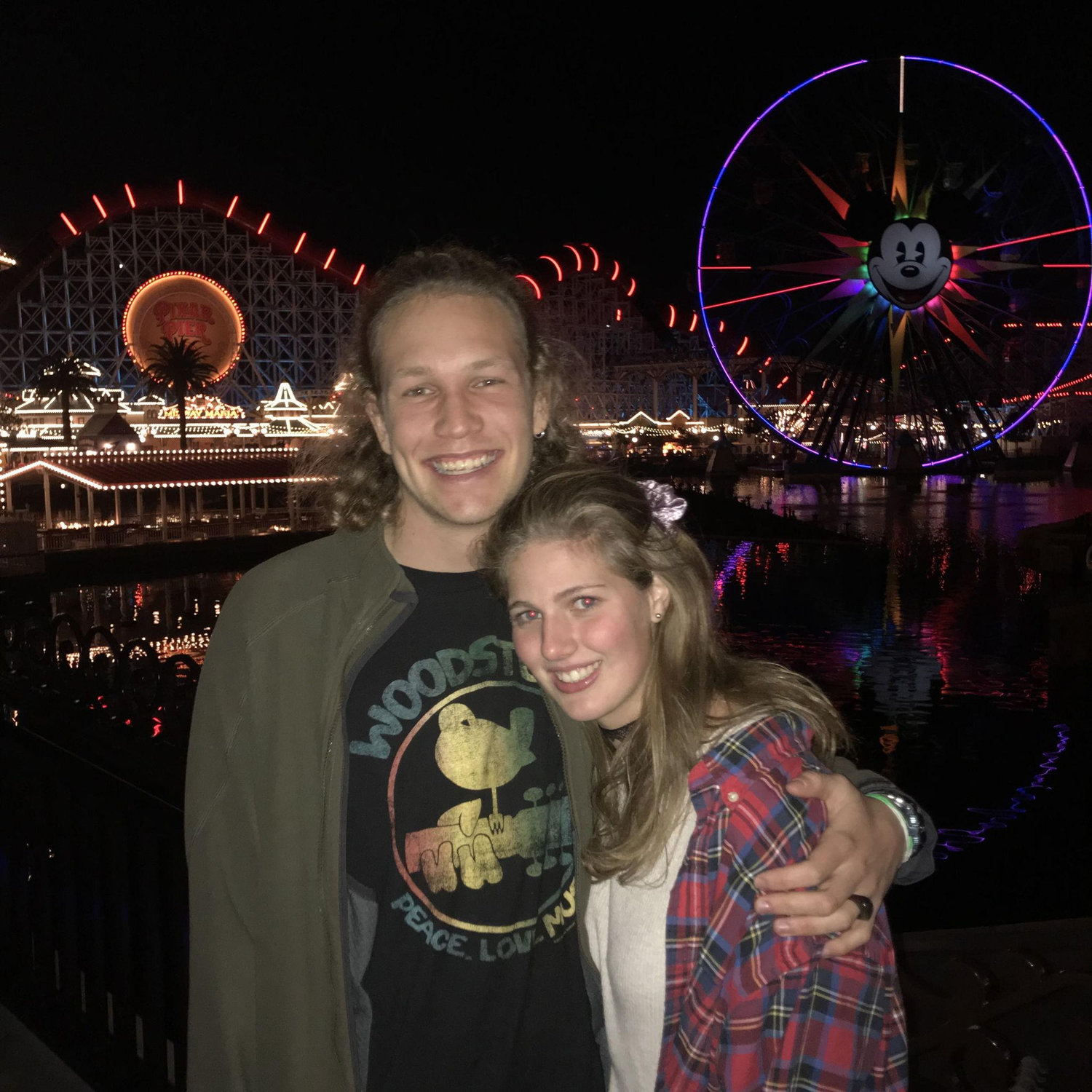 First time seeing each other after Panama, Keaton took Lindsay to Disneyland