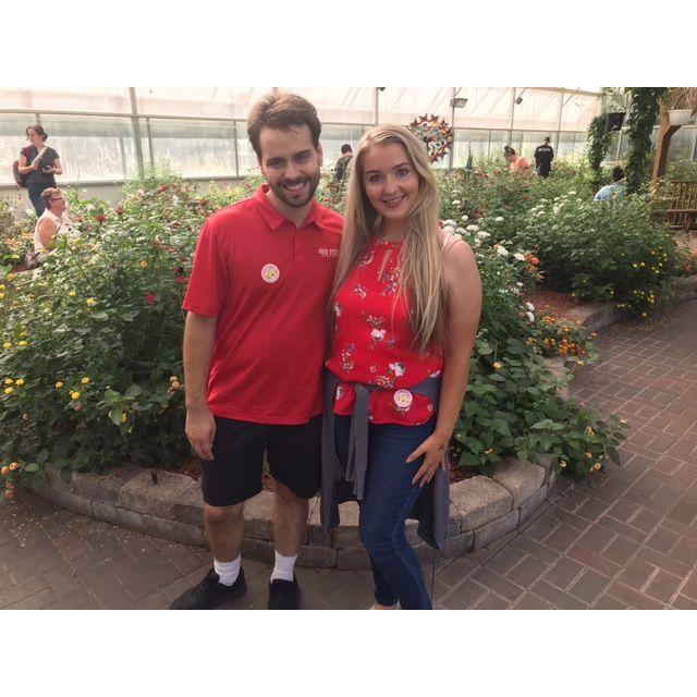 Fun day trip to the island of Put-in-Bay in Ohio with Audrey's family. Here, we got to experience the butterfly house.