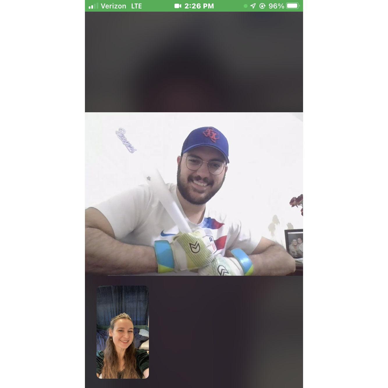 A lot of our relationship has been from a video call's point of view. This was taken Halloween 2023!