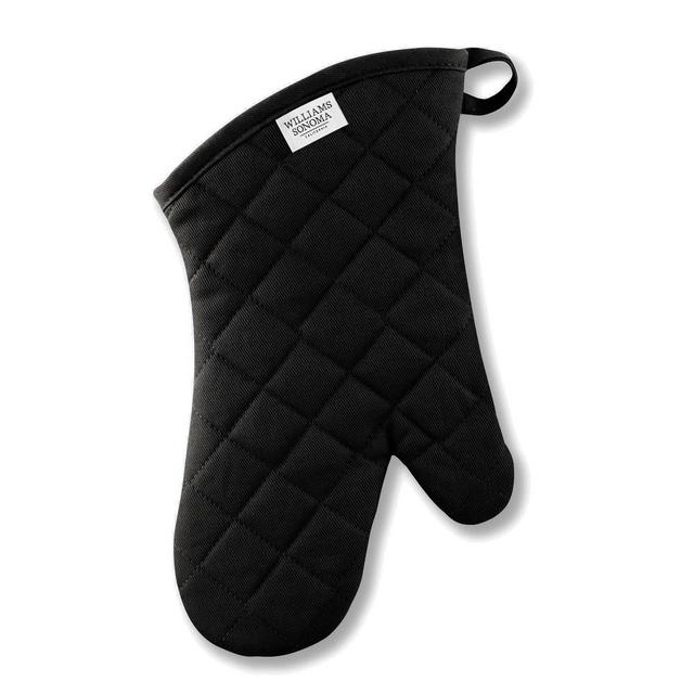 Williams Sonoma Solid Oven Mitt, Jet Black