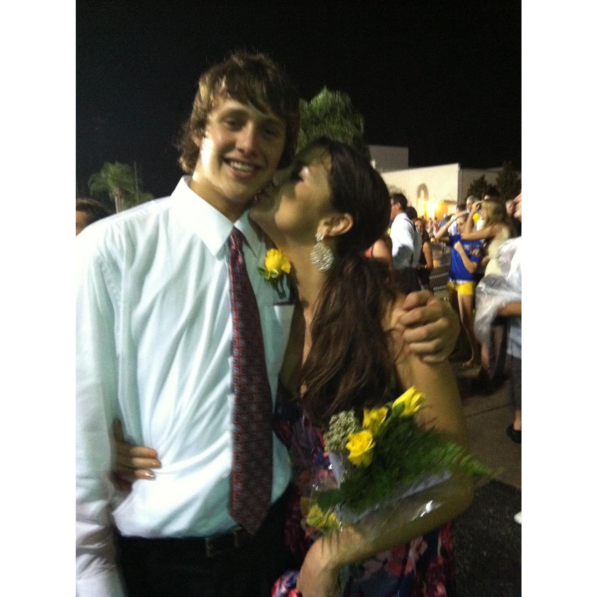 Kevin and Olivia were selected for Prom Court.