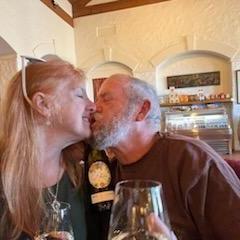 kissing at Barboursville Winery