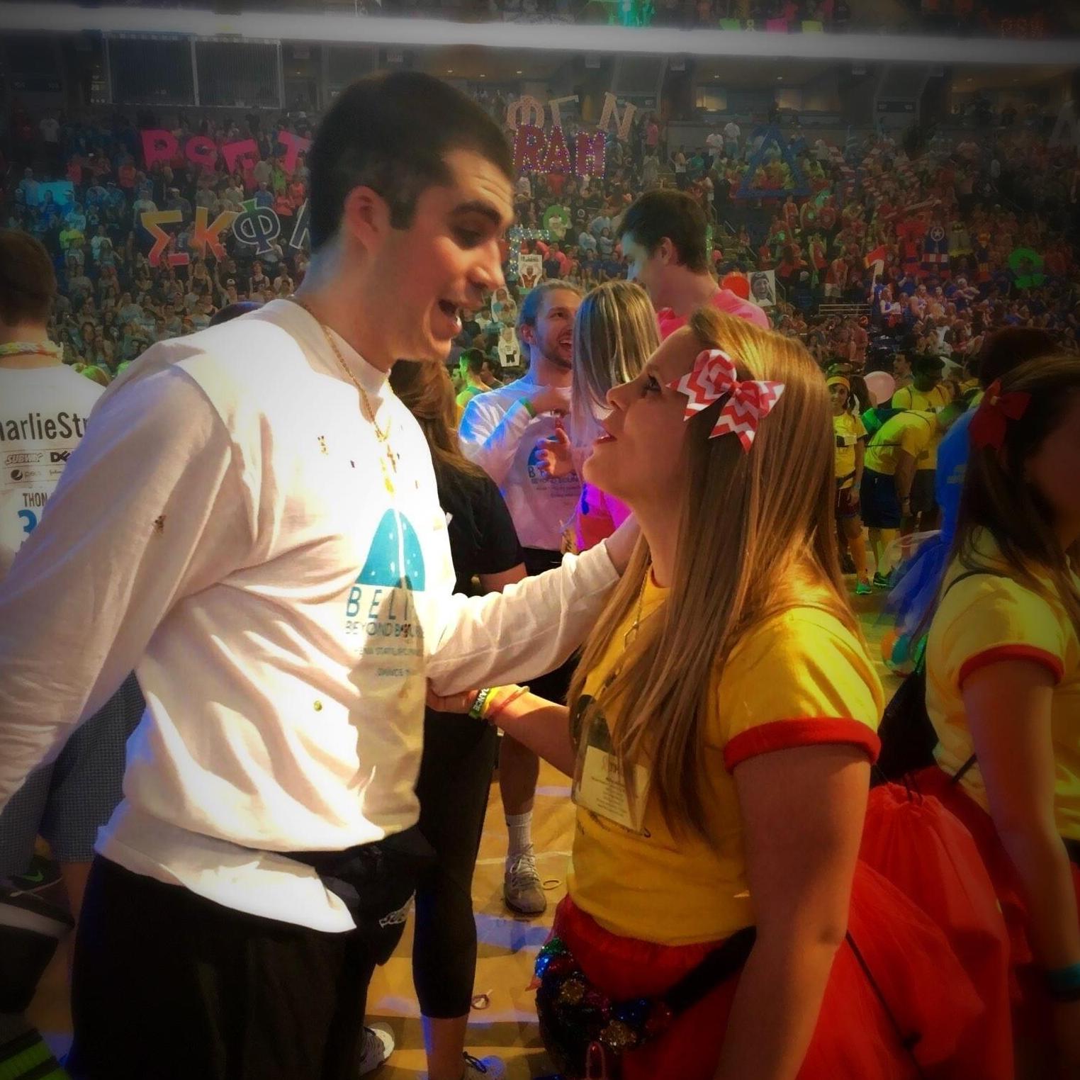 Chris Dancing in THON 2016