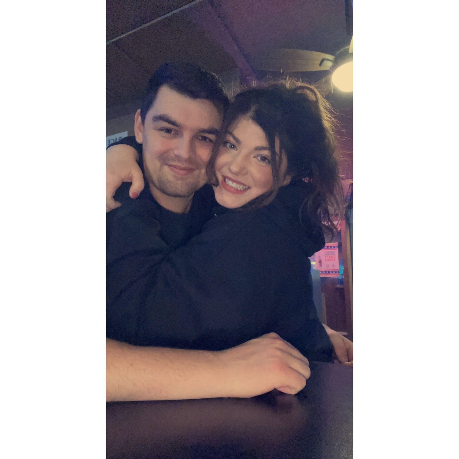 2021: Christmas break is almost over and before Kayla headed back to OU, Grant took her to his favorite place, Doc Holiday's.