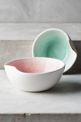 Mimira Nesting Nut Bowls (Pink & Mint) from Anthropologie