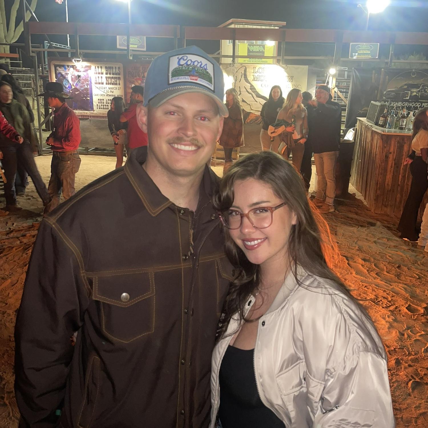 Date night at a rodeo!