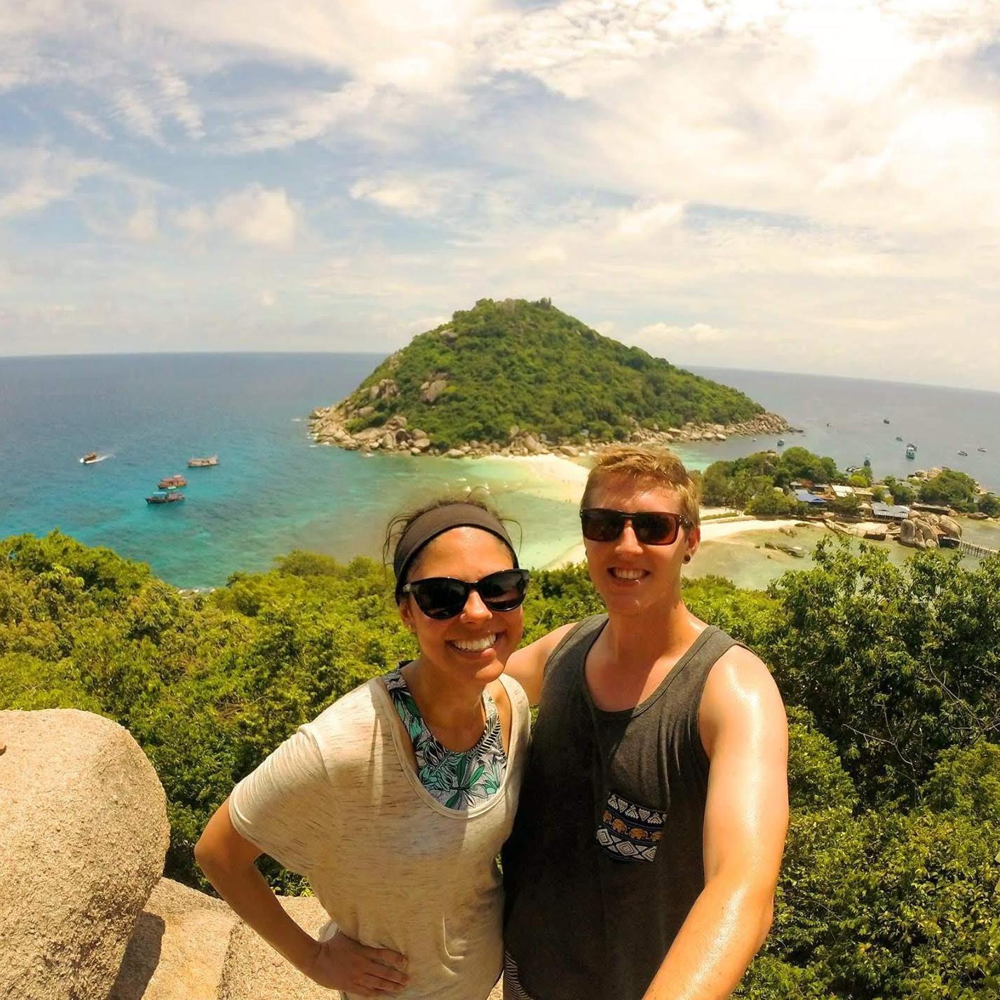 Koh Nang Yuan lookout right near Koh Tao in Thailand