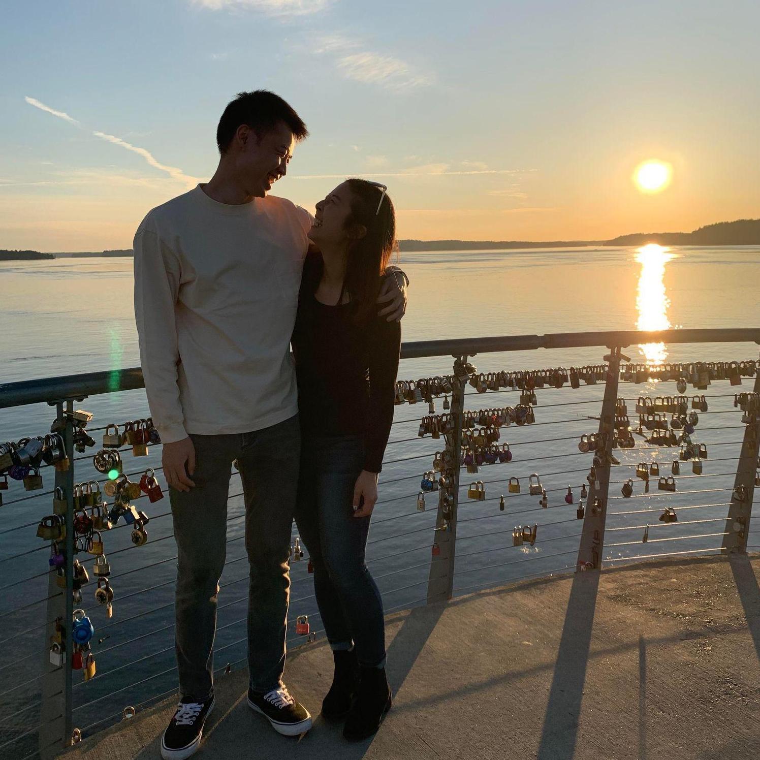 As Summer came to an end, our relationship as "more than friends" began to bloom. After a long car talk and nervous confessions, we started dating during the eve of Fall.