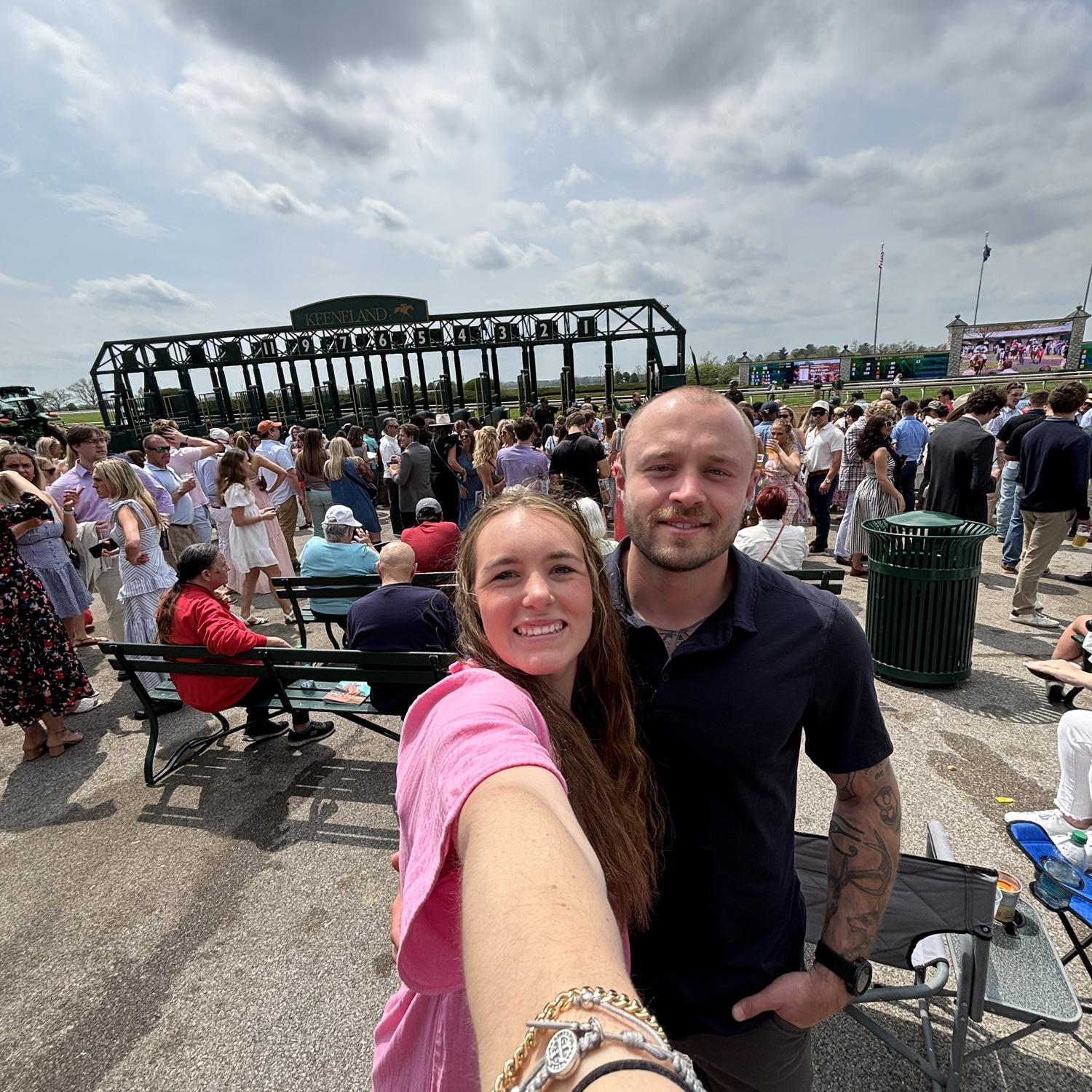 Went to watch the races at Keeneland!