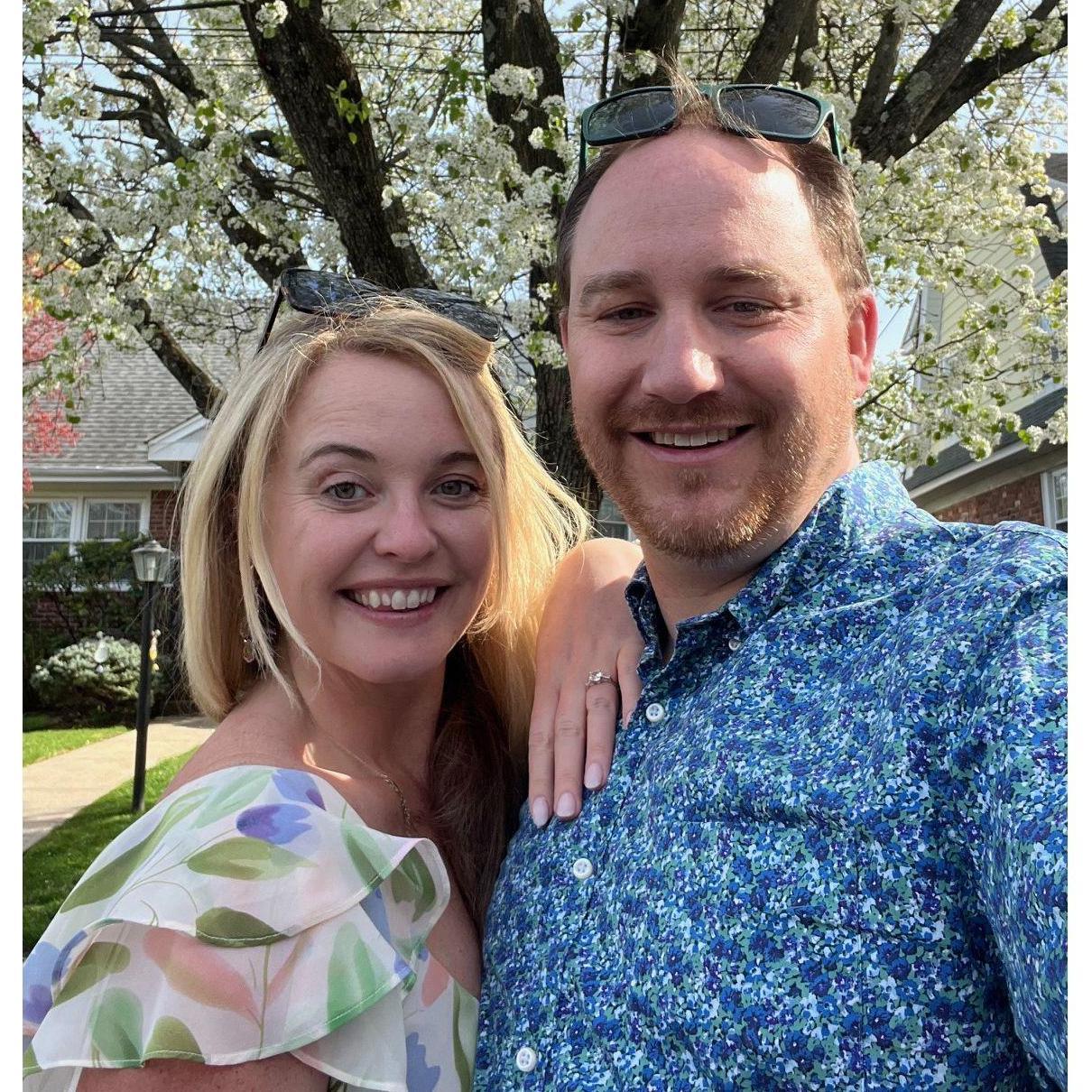 Engaged- with a ring to prove it!