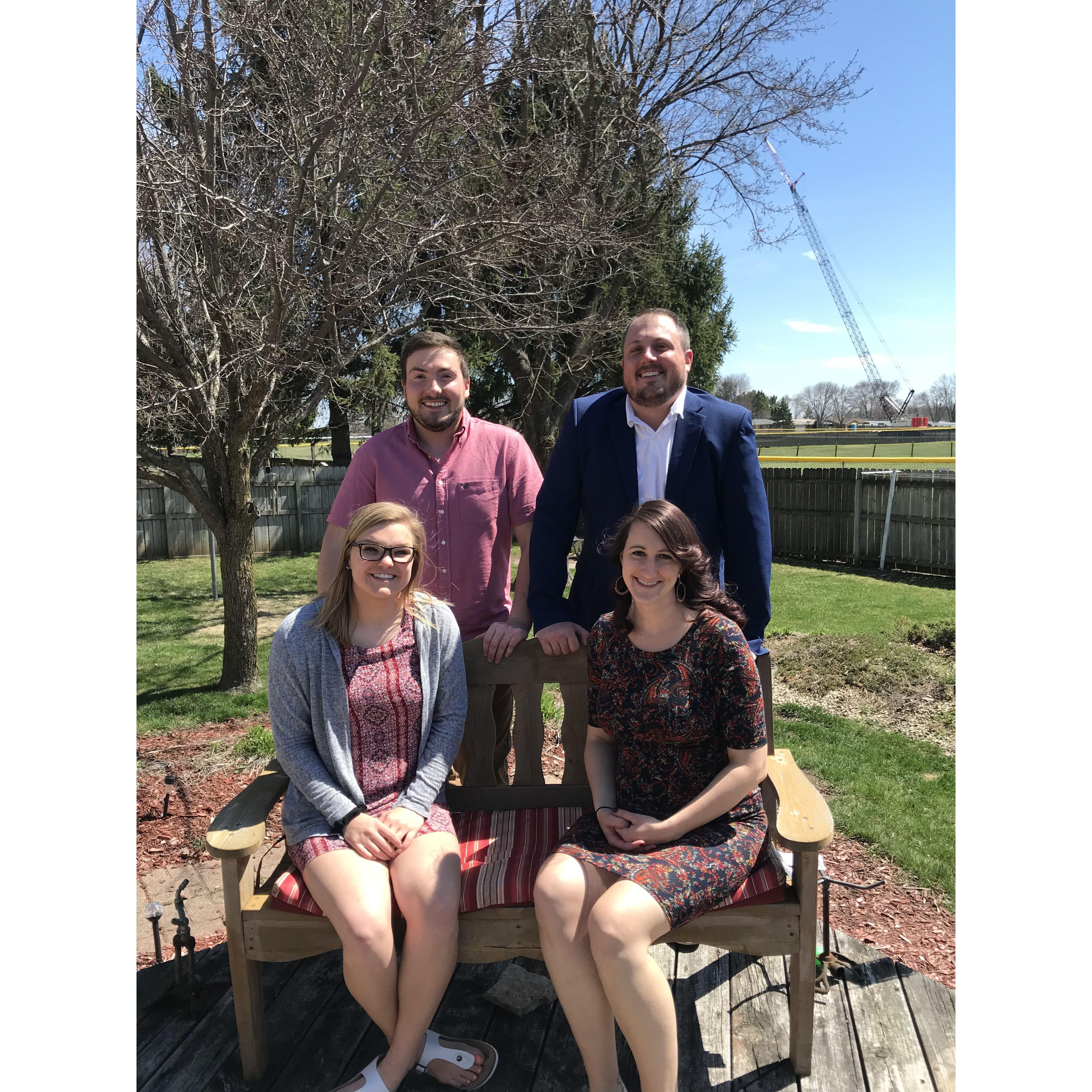 Easter 2019- Deric, Sarah, Matt & Alex