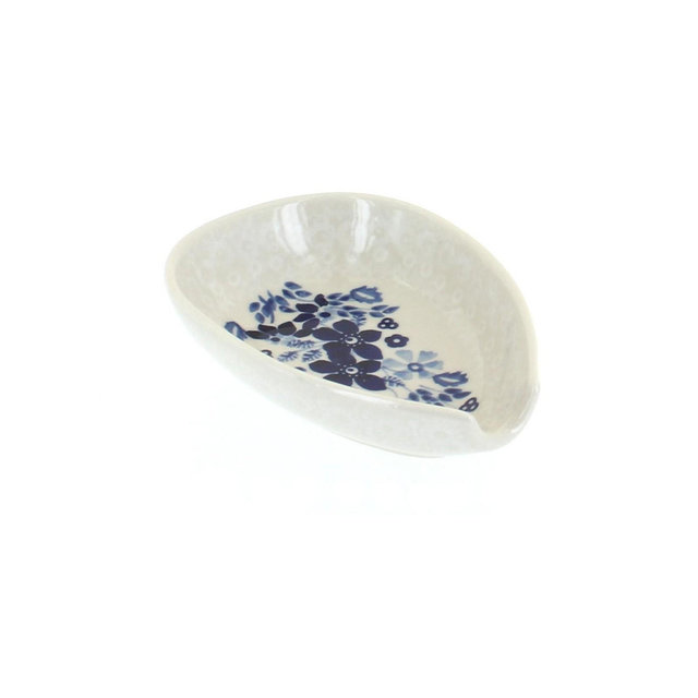 Blue Rose Polish Pottery Christiana Small Spoon Rest