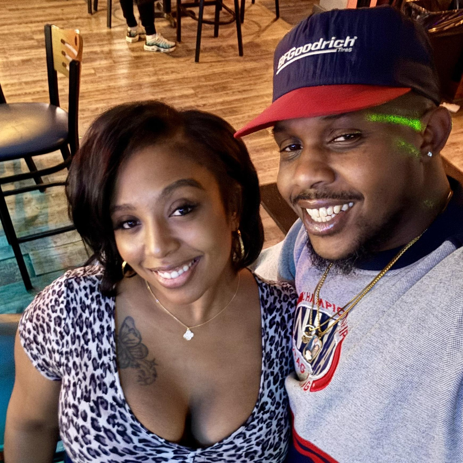 Enjoying a night out