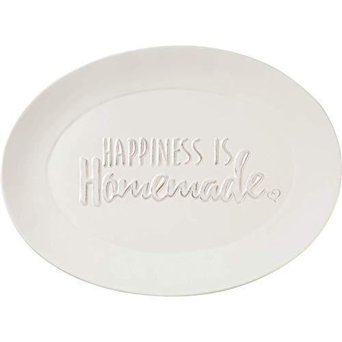 Precious Moments Bountiful Blessings Happiness Is HomemadeCeramic Serving Platter 13 x 9.5 inches 182423