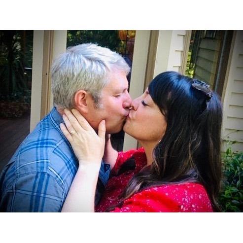 The day he asked, and I said yes.