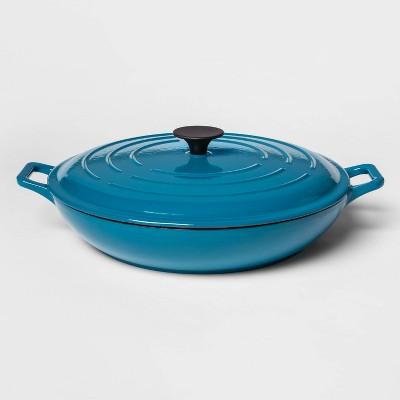 3.5qt Everyday Pan Teal - Threshold™