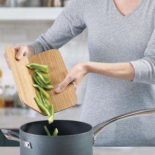 Chop2Pot Bamboo Large Folding Cutting Board