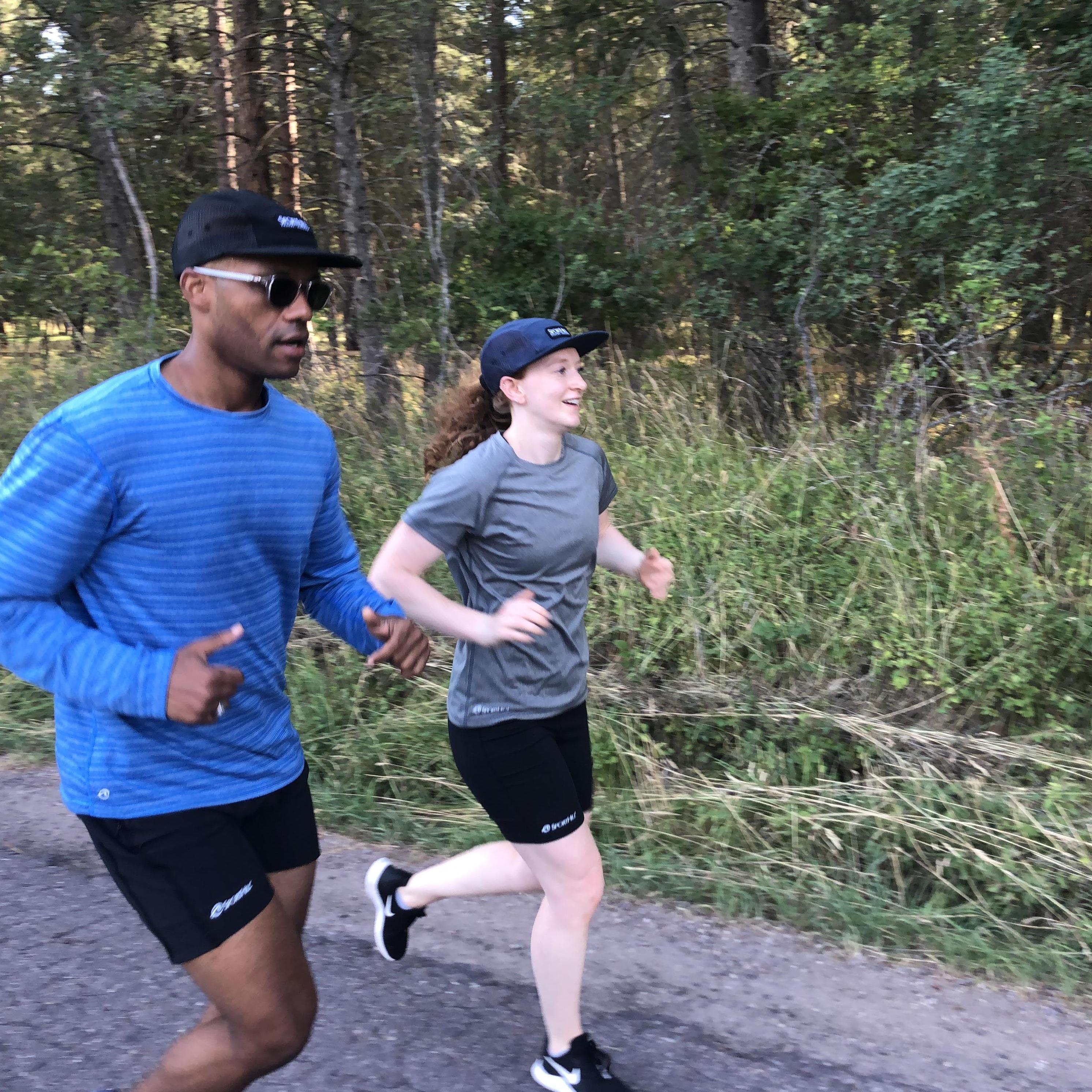 Running "Killer Hill" at Flathead Lake in Montana - summer 2020