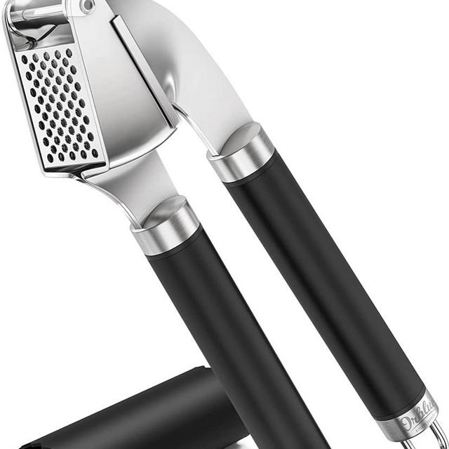 Garlic Press, Stainless Steel Mincer, Crusher & Peeler Set