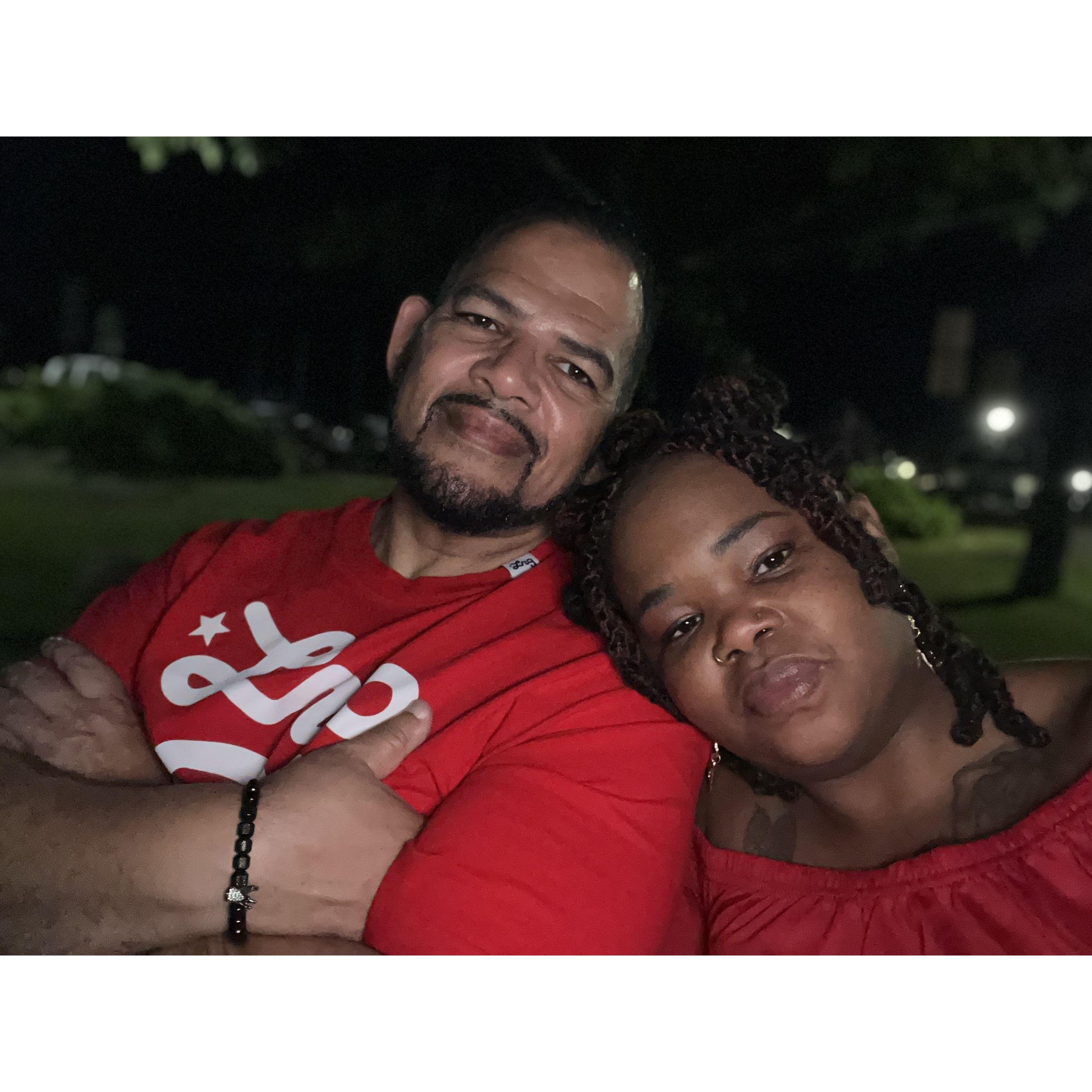 The night of our engagement in Hawaii!