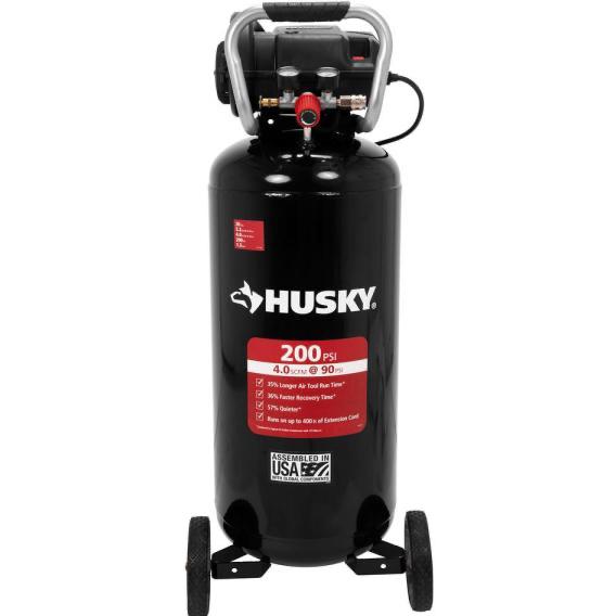 20 Gal. 200 PSI Oil Free Portable Vertical Electric Air Compressor