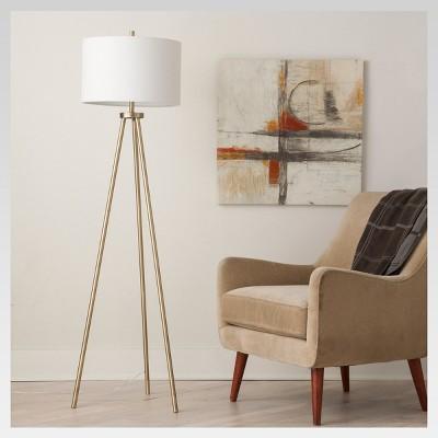 Ellis Tripod Floor Lamp Brass - Project 62™