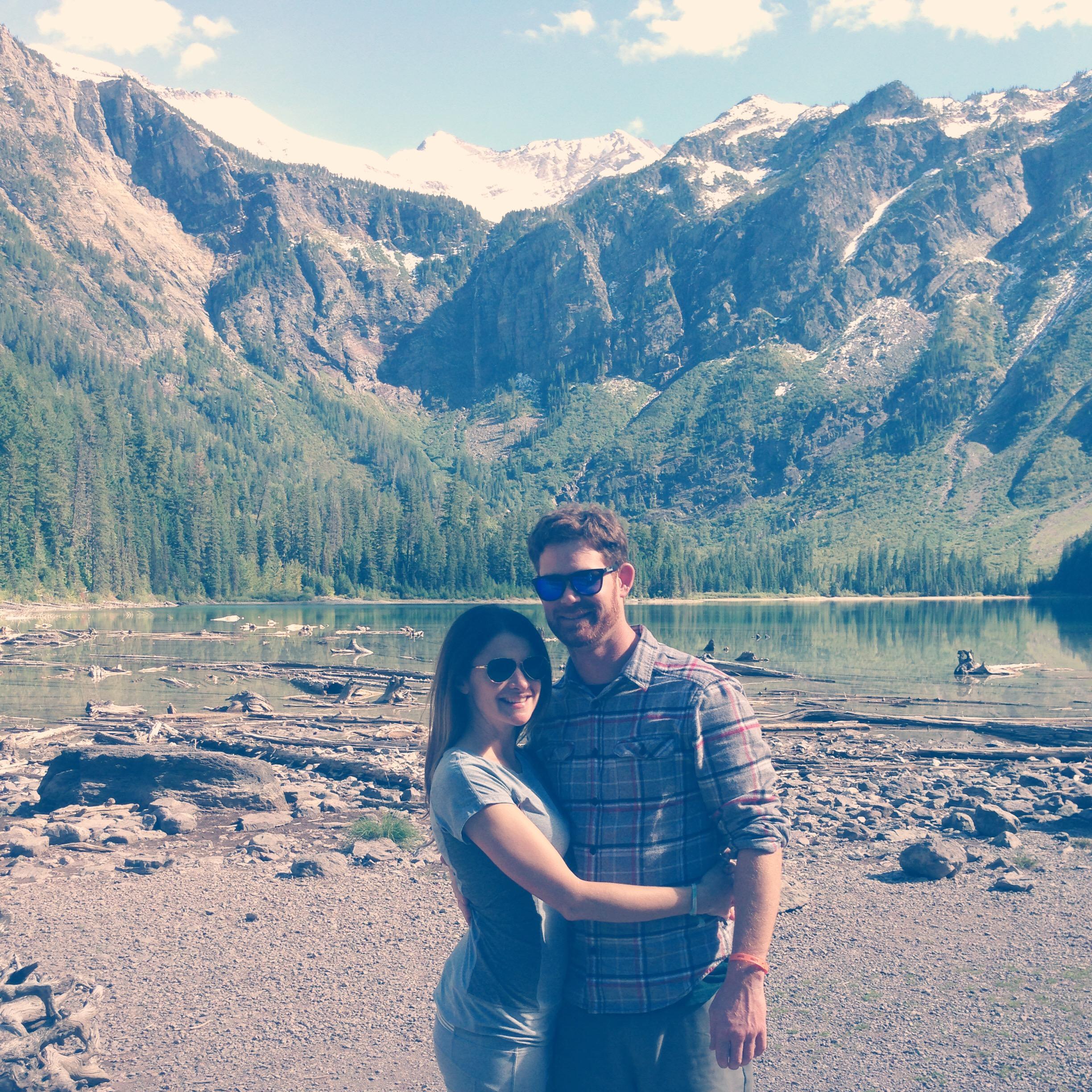 One of our first (of many) hikes to Avalanche Lake.