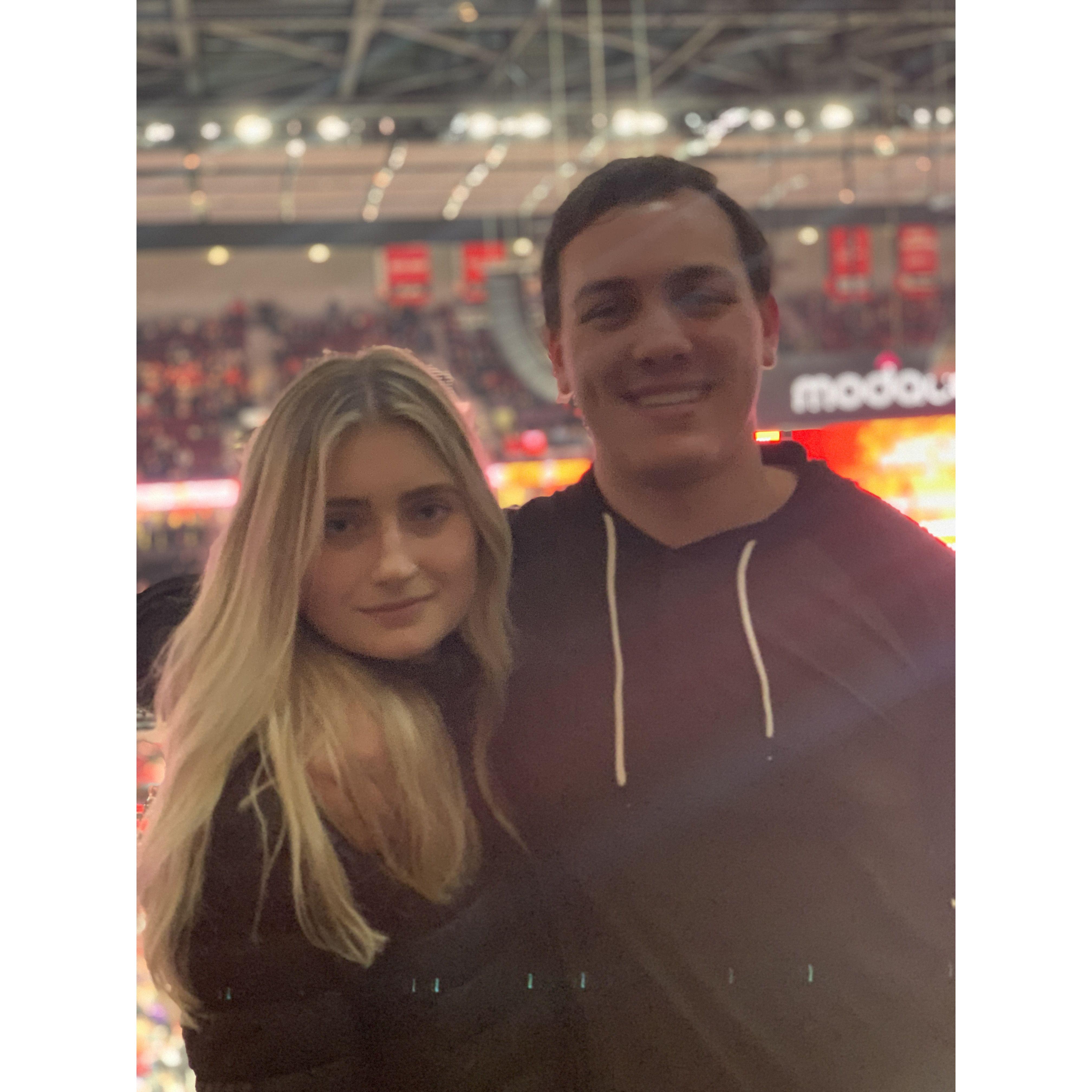 Our first real picture together !