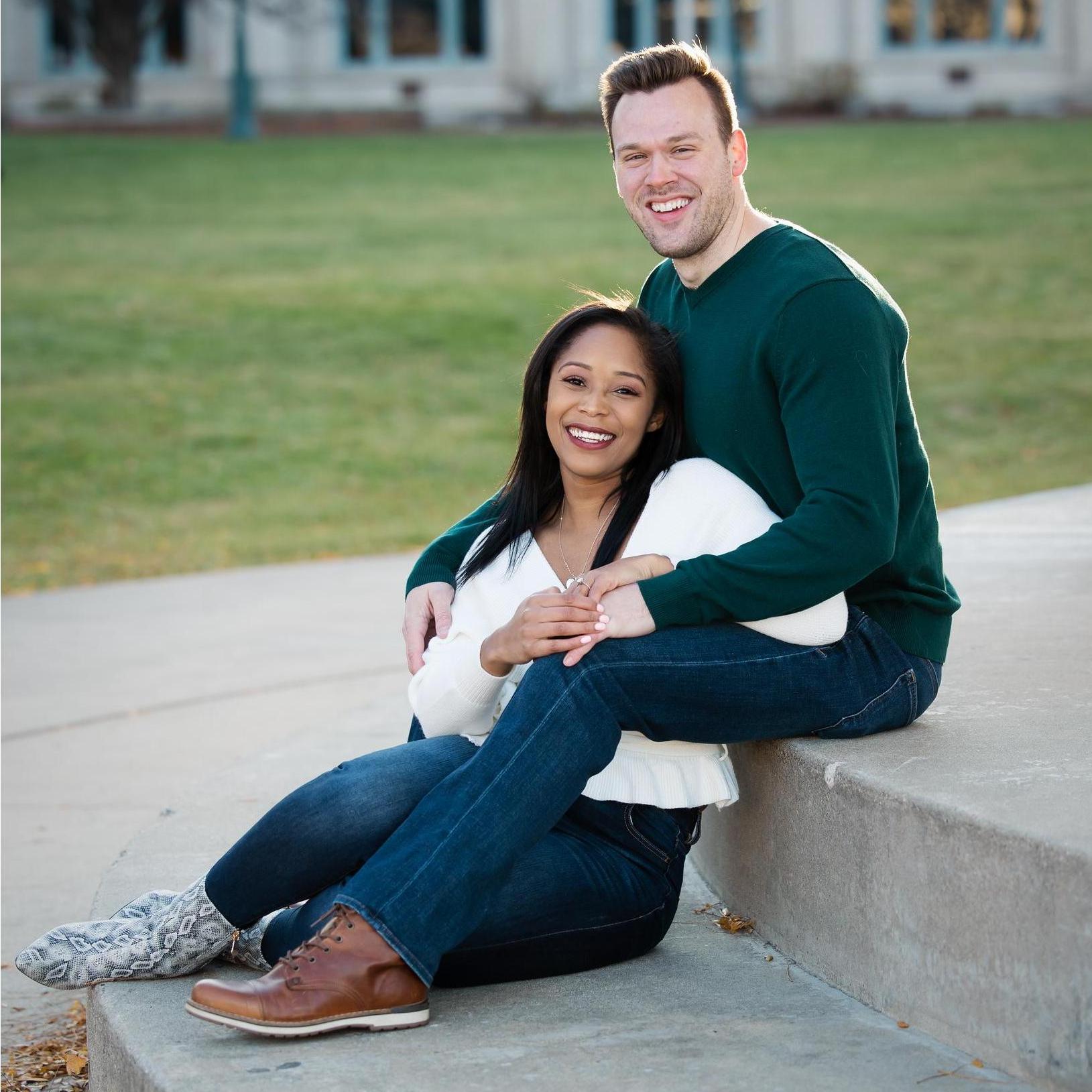 We don't always take pictures, but when we do, we accidently recreate the Meghan Markle and Prince Harry engagement photo.