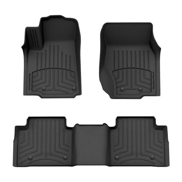 WeatherTech FloorLiner HP Custom Fit Floor Mats for Jeep Grand Cherokee 4xe, Grand Cherokee - 1st & 2nd Row (4416961-4417822IM), Black
