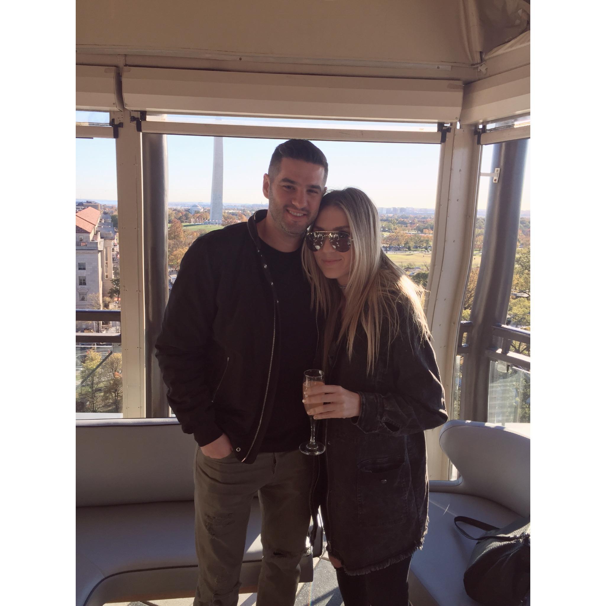 Top of the W Hotel in Washington DC!