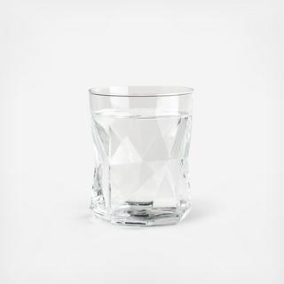 Gem Double Old Fashioned Glass, Set of 4
