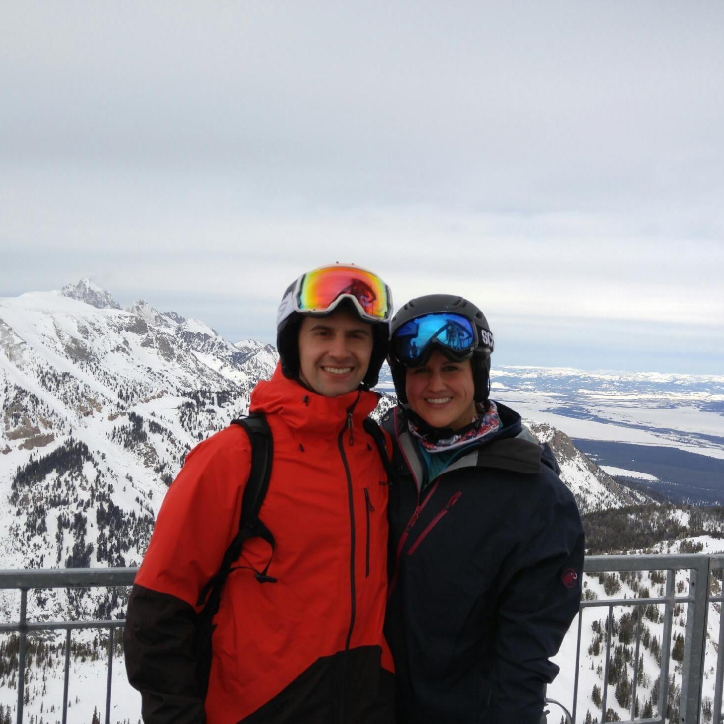 Skiing at Jackson Hole WY, 2016
