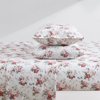 Ashfield Cotton Percale 4-Piece Sheet Set
