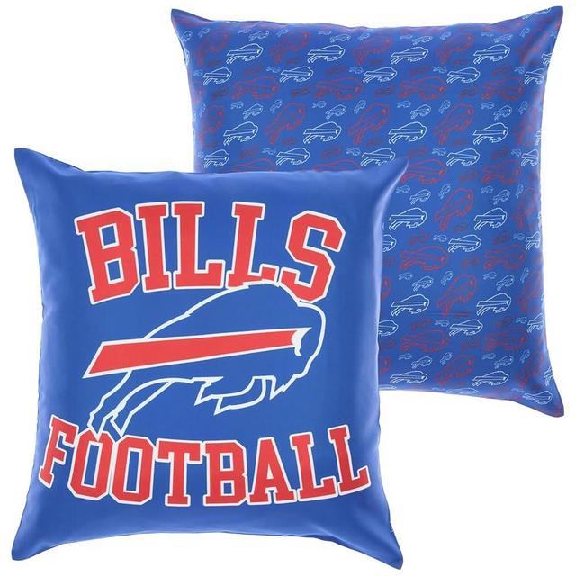 FOCO NFL 2 Pack Throw Pillow Cover 18 x 18, Buffalo Bills