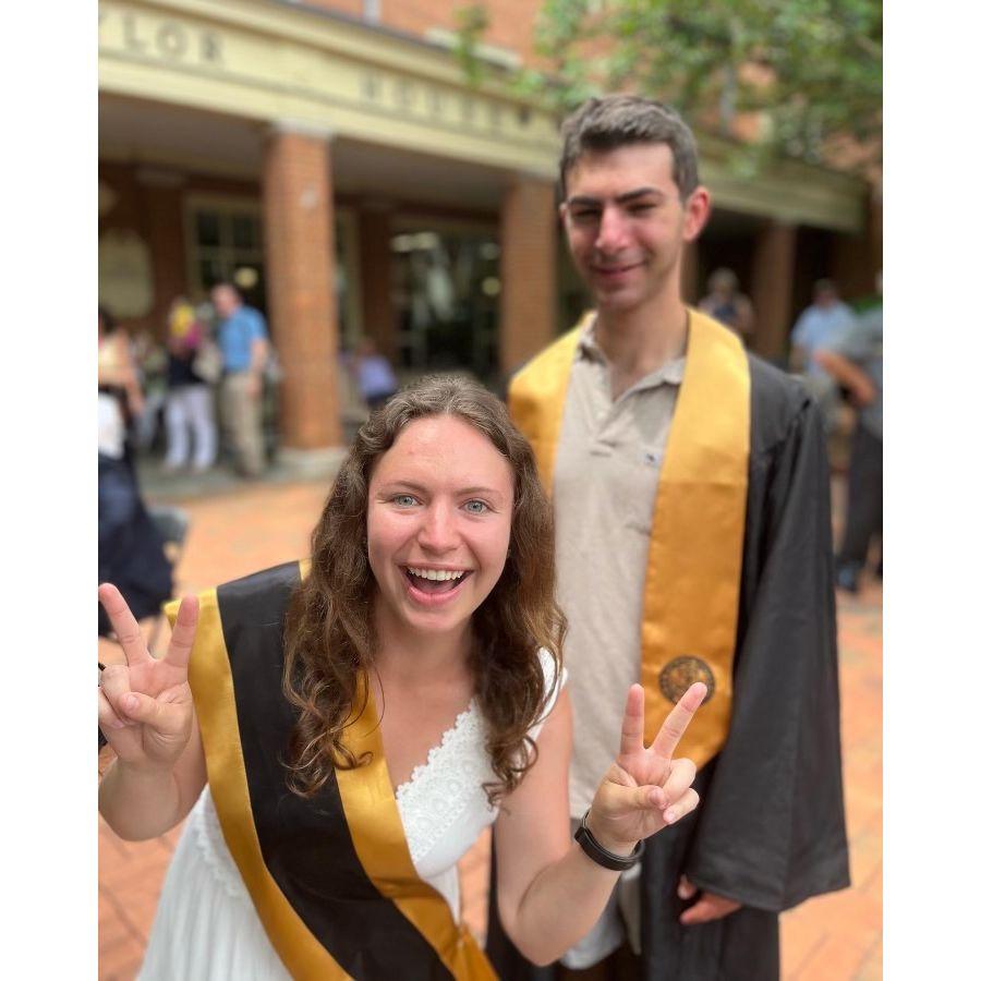 Celebrating Eli's undergraduate graduation