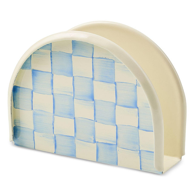 MacKenzie-Childs Sky Check Napkin Holder