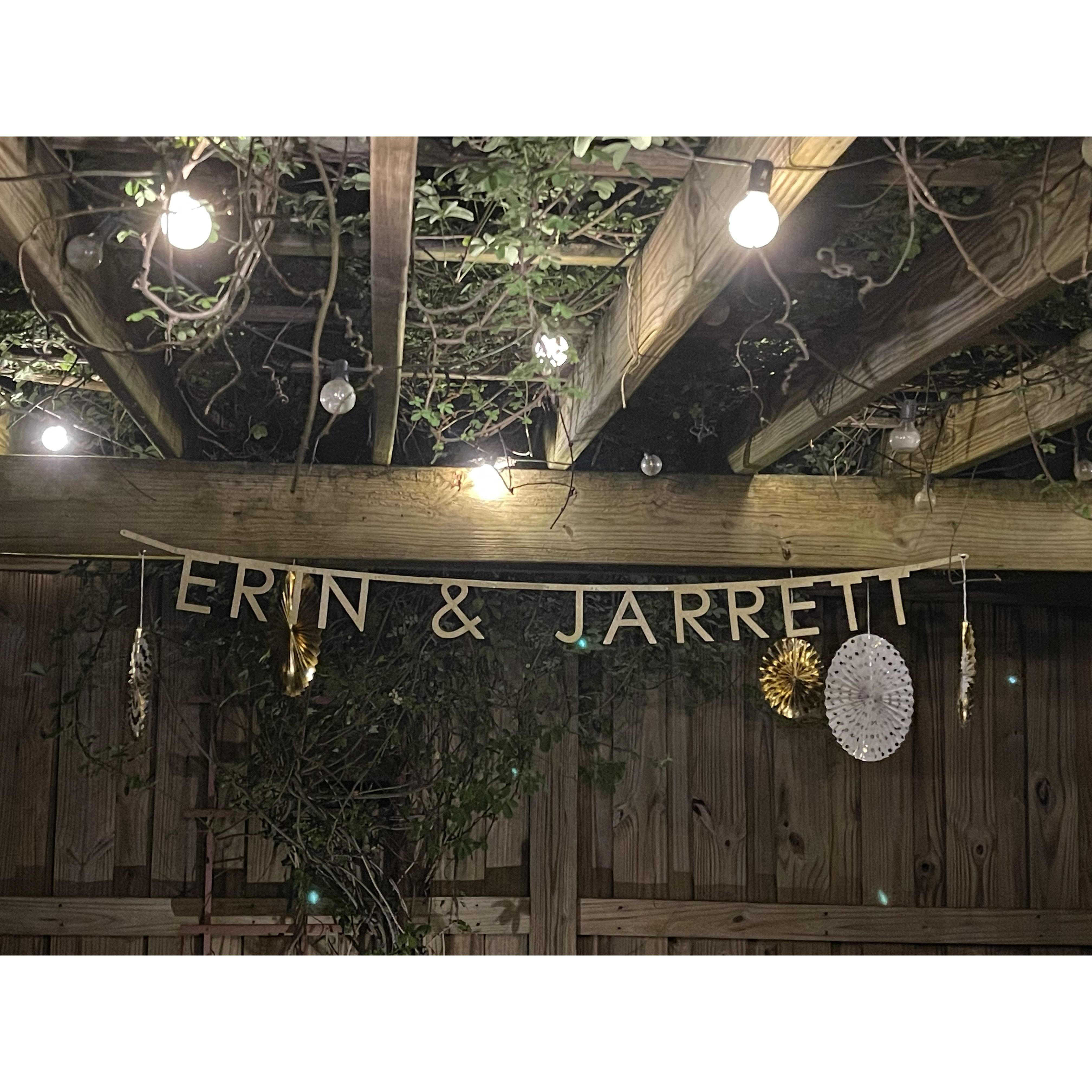 Our Amazing Party hosted by James and Corrie Slay on the night we got engaged
