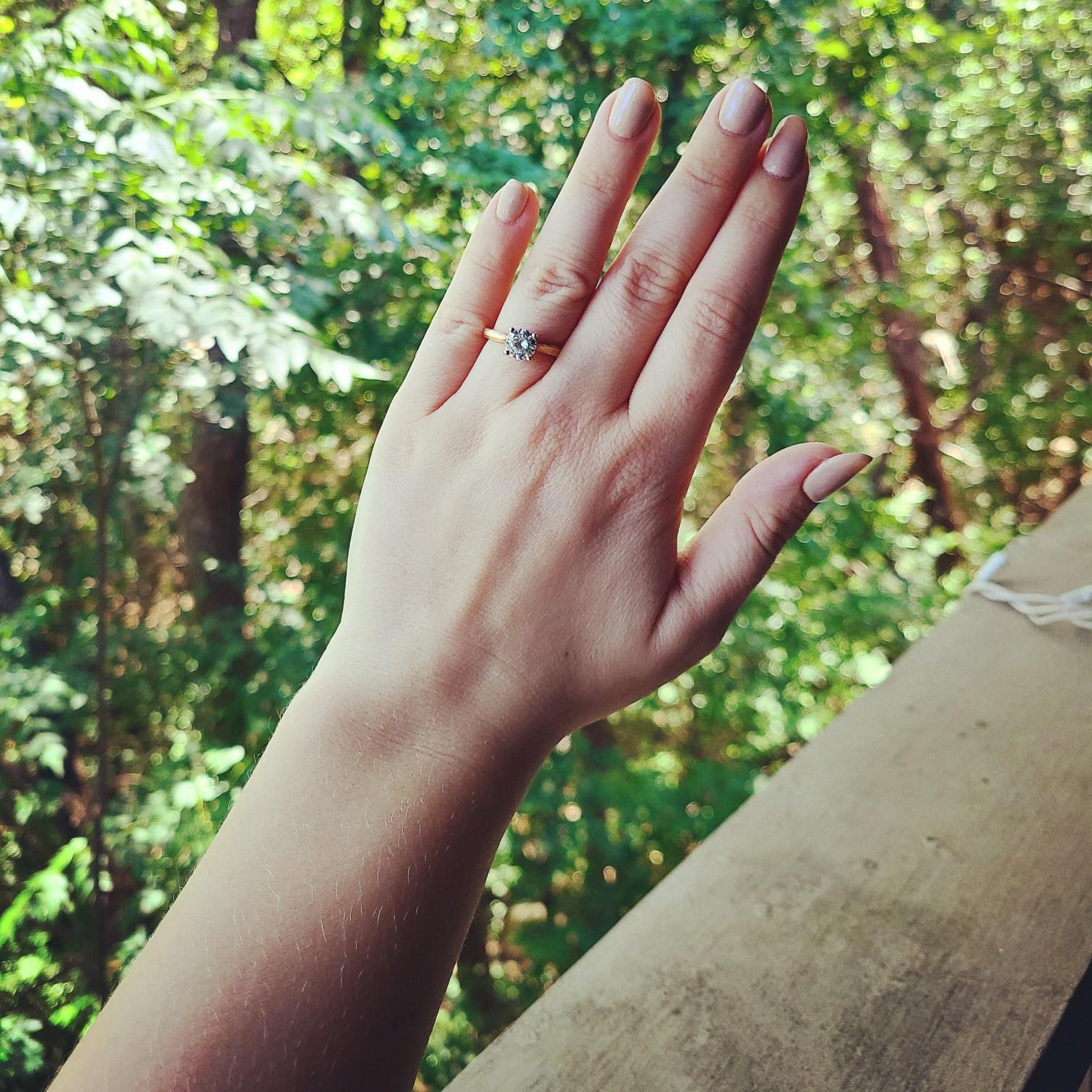 Matt asked Alex to marry him out on their balcony during the COVID 19 quarantine. It wasn't the original plan but it was perfect.