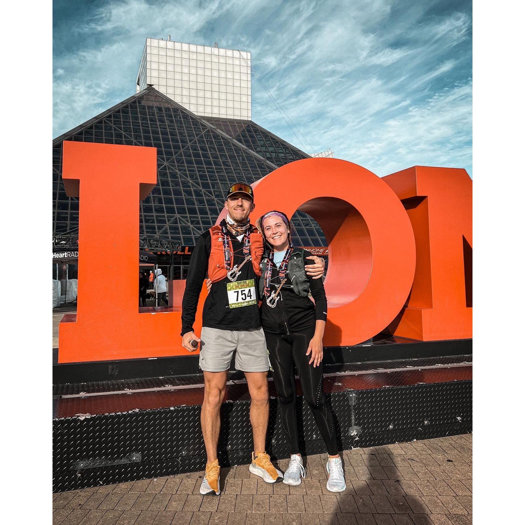 Our first half marathon!