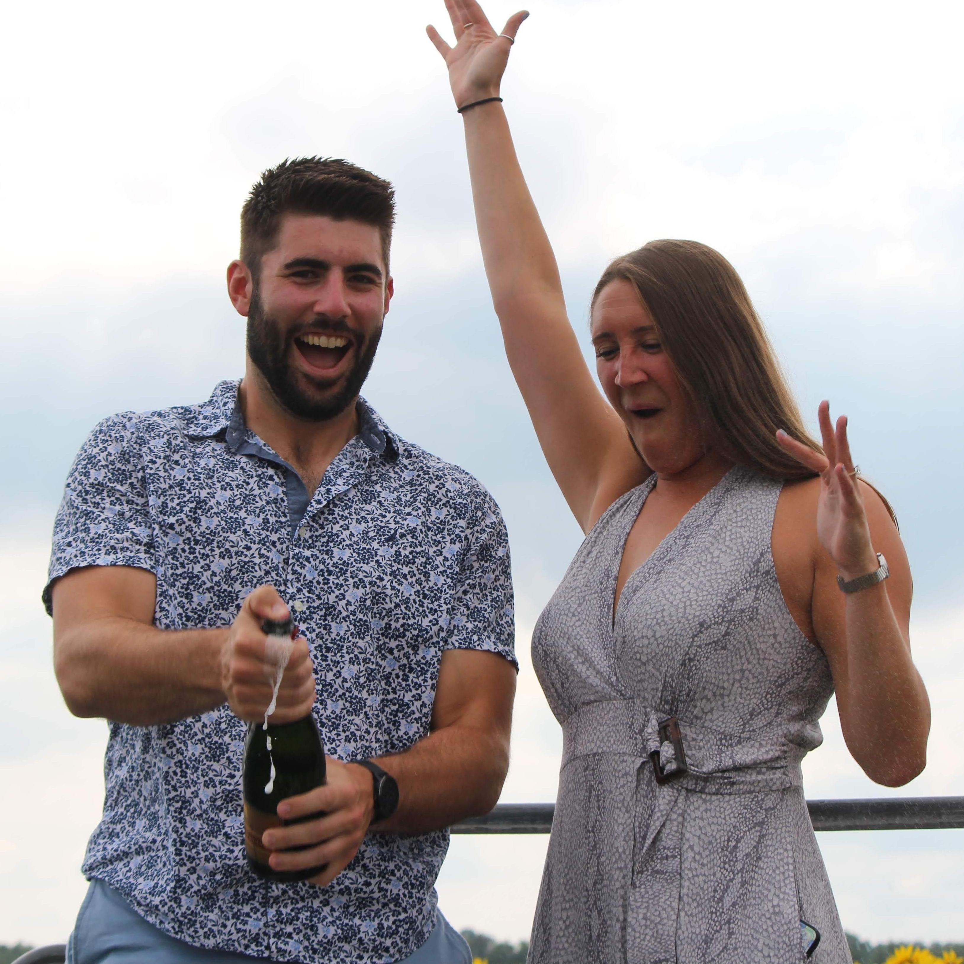 Pop the bubbly Kristin is gettin a hubby!!
Sunflower Valley Farms - New Hampton, NY