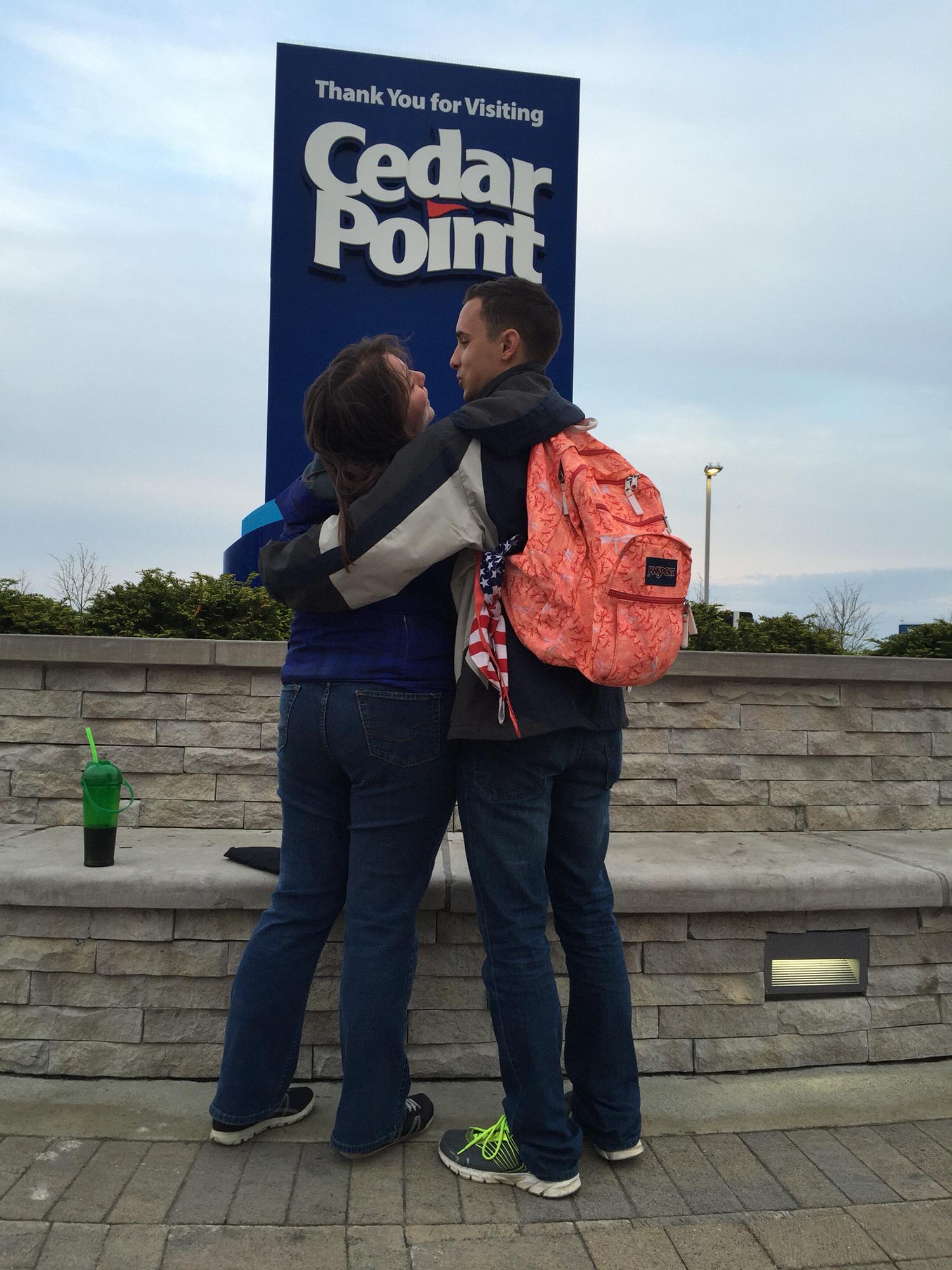 Saying goodbye to Cedar Point and all the fun they had the summer of season passes