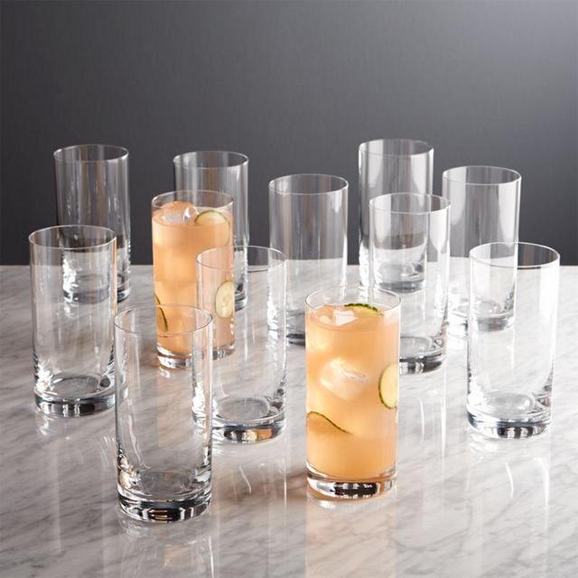 Peak Highball Glasses, Set of 12