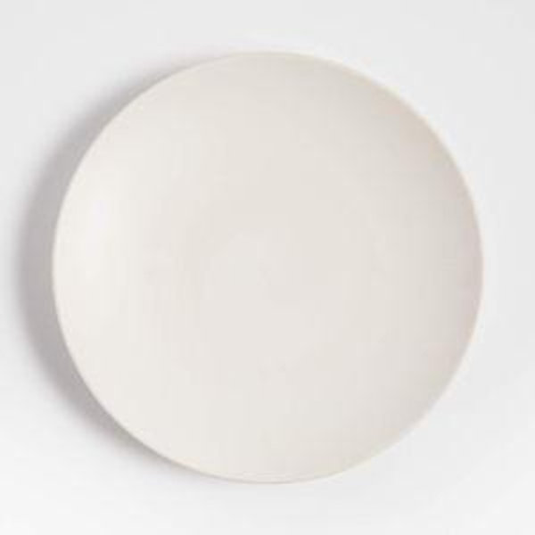 Craft Linen Stoneware Dinner Plates, Set of 8 + Reviews | Crate & Barrel